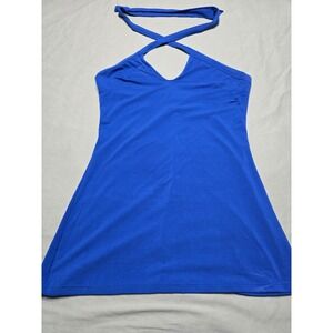 Apple Bottom Vintage Women's Halter Top Blue Size Medium